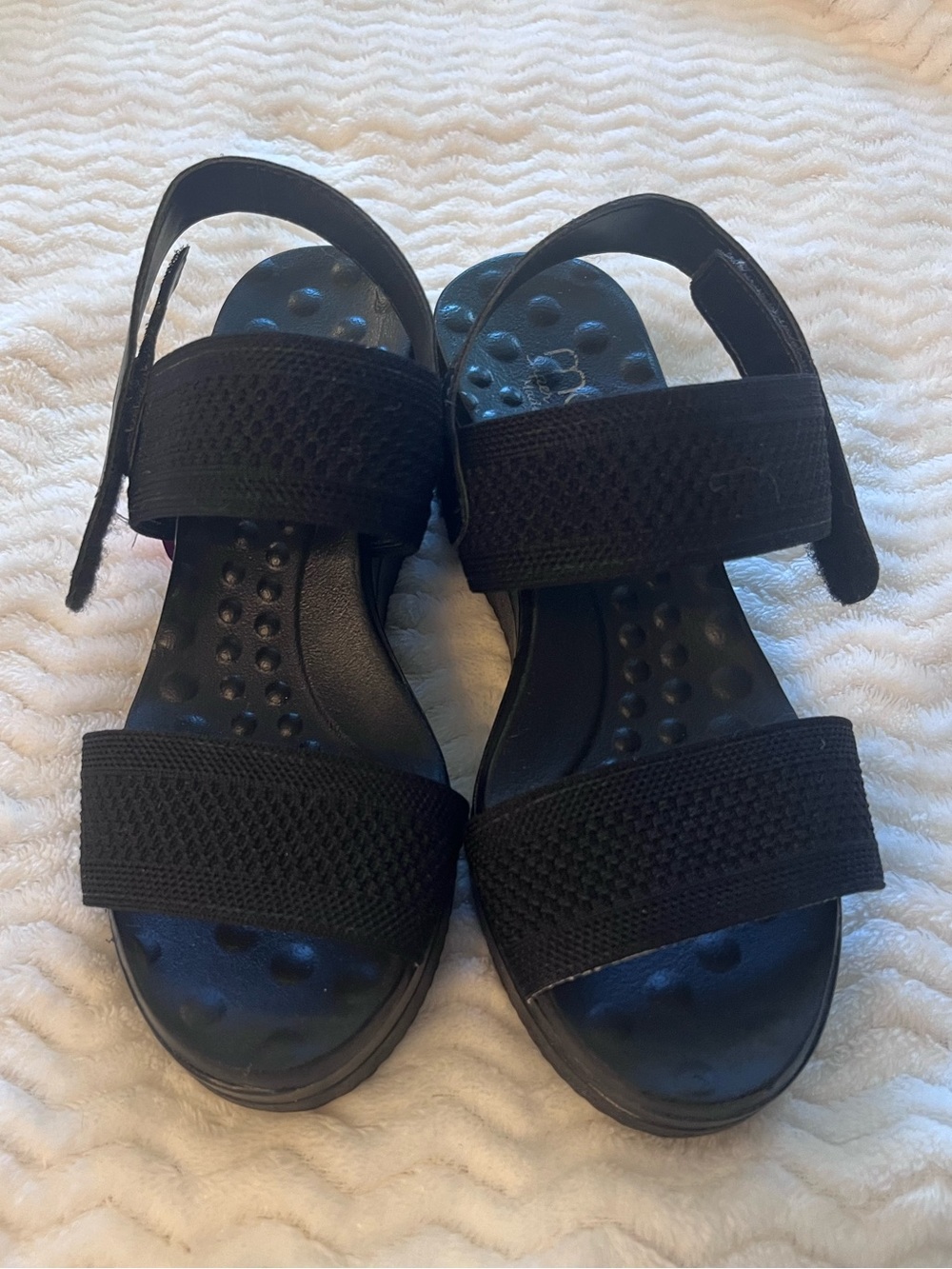 Malu Women's Black Platform Sandals Size 7